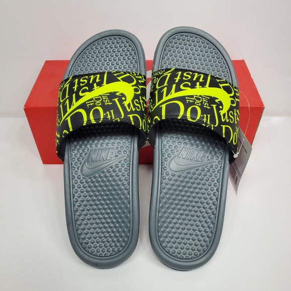 NEW Nike Men’s Benassi Just Do It Print Slides - Picture 5 of 8